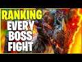 RANKING EVERY BOSS FIGHT EVER.