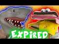 SHARK PUPPET EATS EXPIRED CHEESE!!!!!