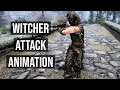 Skyrim Mods: Witcher-Style Power Attack Animation (LE & SE)