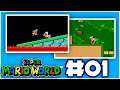 Super Mario World - #01 - MÁRIO E SEU AMIGO YOSHI !!!
