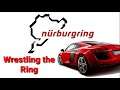Wrestling an Audi R8 V10 Plus around the Nords