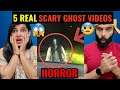 5 Real Scary Ghost Videos Caught On Camera | Horror Videos | (Hindi) REACTION!!