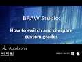 BRAW Studio : How to quickly switch and compare custom color grades