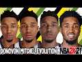 Donovan Mitchell Ratings and Face Evolution (NBA 2K18 - NBA 2K21)