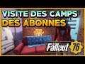 Fallout 76 - VISITE DES CAMPS DES ABONNES !!!! [02]