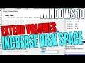 How To Extend A Volume & Increase Disk Space In Windows 10 Disk Management