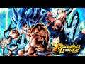 Goku e Vegeta Blue Legendary Finish é impressionante! | Dragon Ball Legends