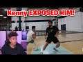 Kenny Went OFF! Intense 1v1 Basketball Against Qias Reaction!
