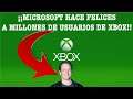 ¡¡¡MICROSOFT Hace Felices A MILLONES De Usuarios De Xbox!!!