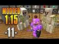 Minecraft - Modded 1.15 #11 - Vinger og vild ny armor (HD)