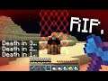 Minecraft UHC but you HAVE to get to the CENTER + there are only 1 crafting table AND enchant table.
