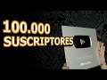 🔥 Placa de plata de YouTube - 100.000 suscriptores