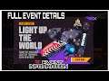 100% confusion solved! light up the world event full information of Freefire battlegrounds