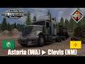 American Truck Simulator : Astoria (WA) ▶ Clovis (NM)