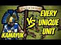 ELITE KAMAYUK vs EVERY UNIQUE UNIT (Lords of the West) | AoE II: Definitive Edition