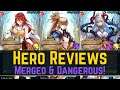 Highly Merged & Dangerous Heroes! ft. Takumi, Freya & More! | Hero Reviews #69 【Fire Emblem Heroes】