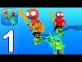 Ivy Hero 3D - Gameplay Walkthrough Part 1 Level 1 - 7 (Android, iOS)