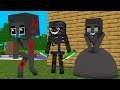 Monster School : POOR WITHER SKELETON GIRL CHALLENGE - Minecraft Animation