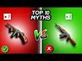 THOMPSON vs AKM PUBG LITE || TOP 10 MYTHBUSTER IN PUBG MOBILE LITE | GUN COMPARISON MYTH