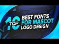 TOP 10 BEST FONTS FOR MASCOT LOGO DESIGN