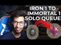 Valorant Live | Solo Queue From Rank Iron 1 to Immortal 1 | Day 2