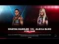 WWE 2K20 Shayna Baszler VS Alexa Bliss 1 VS 1 Steel Cage Match