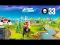 33 Eliminations Solo Squads Win Gameplay Full Game Season 5 (Fortnite PS4 Controller)