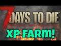 7 Days To Die PC 19.6 all default - easy XP farming -