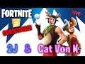 CHRISTMAS FORTNITE LIVE! | 2J & Cat Von K