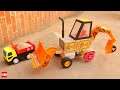 How to Make a JCB Truck Matchbox - JCB Tractor Toy Diy