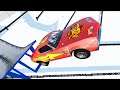 Lightning McQueen Crashes, Stunts and Jumps | Next Car Game: Stuntfest