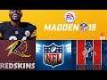 Madden NFL 19 full all madden gameplay: Washington Redskins vs New England Patriots