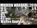 Modern Warfare 2019: Waffen Analyse 4/4 MP7 - M4A1 - M14