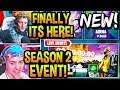 STREAMERS REACT TO *NEW* SEASON 2 LIVE EVENT! (MAP CHANGES & MORE) FORTNITE UPDATE!