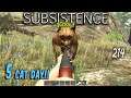 Subsistence S3 #214  A 5 Cat Day!!     Base building| survival games| crafting