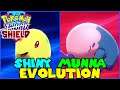 Evolving SHINY MUNNA to SHINY MUSHARNA in Pokemon Sword & Shield