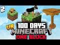 I Spent 100 Days in ONE BLOCK Minecraft VR and Here's What Happened (#2)