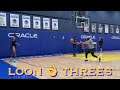 📺 Kevon Looney shoots threes after Golden State Warriors training camp practice at Chase Center