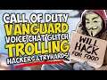 Voice Chat GLITCH TROLLING Call of Duty VANGUARD HACKERS & TRYHARDS!!