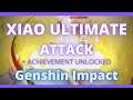 Xiao Ultimate Attack + Achievement Unlock || Genshin Impact