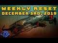 Destiny 2 Reset Guide - December 3rd, 2019 | Weekly Eververse Inventory & World Activities