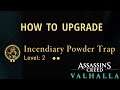 How to upgrade Incendiary Powder Trap LEVEL 2 | Assassin’s Creed Valhalla