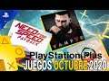 JUEGOS PLAYSTATION PLUS (OCTUBRE 2020) | PS4 -NEED FOR SPEED PAYBACK -VAMPYR GRATIS -GRATIS PS4