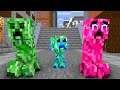 Monster School : BABY CREEPER LIFE CHALLENGE - Minecraft Animation