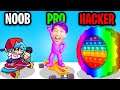 NOOB vs PRO vs HACKER In TURBO STARS!? (ALL LEVELS!)