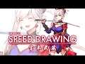 【Speed Drawing】宮本武蔵　-Granblue fantasy style-