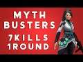 7 KILLS IN 1 ROUND? - Valorant Mythbusters Episode 3