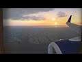 Boeing 737-800 landing in Tampa [Wing View] - X-Plane 11