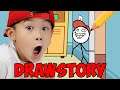 Drawing Story Fun Kids iPad Game with Kaven!