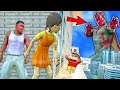 Franklin and Shinchan & Pinchan play HIDE AND KILL with Squid Game Doll In GTA 5